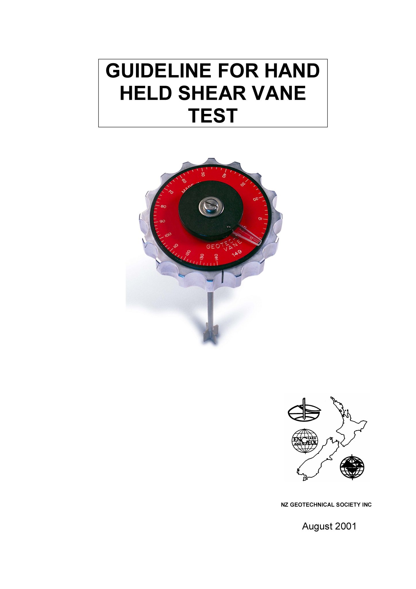 Guideline for Hand Held Shear Vane Test New Zealand Geotechnical Society