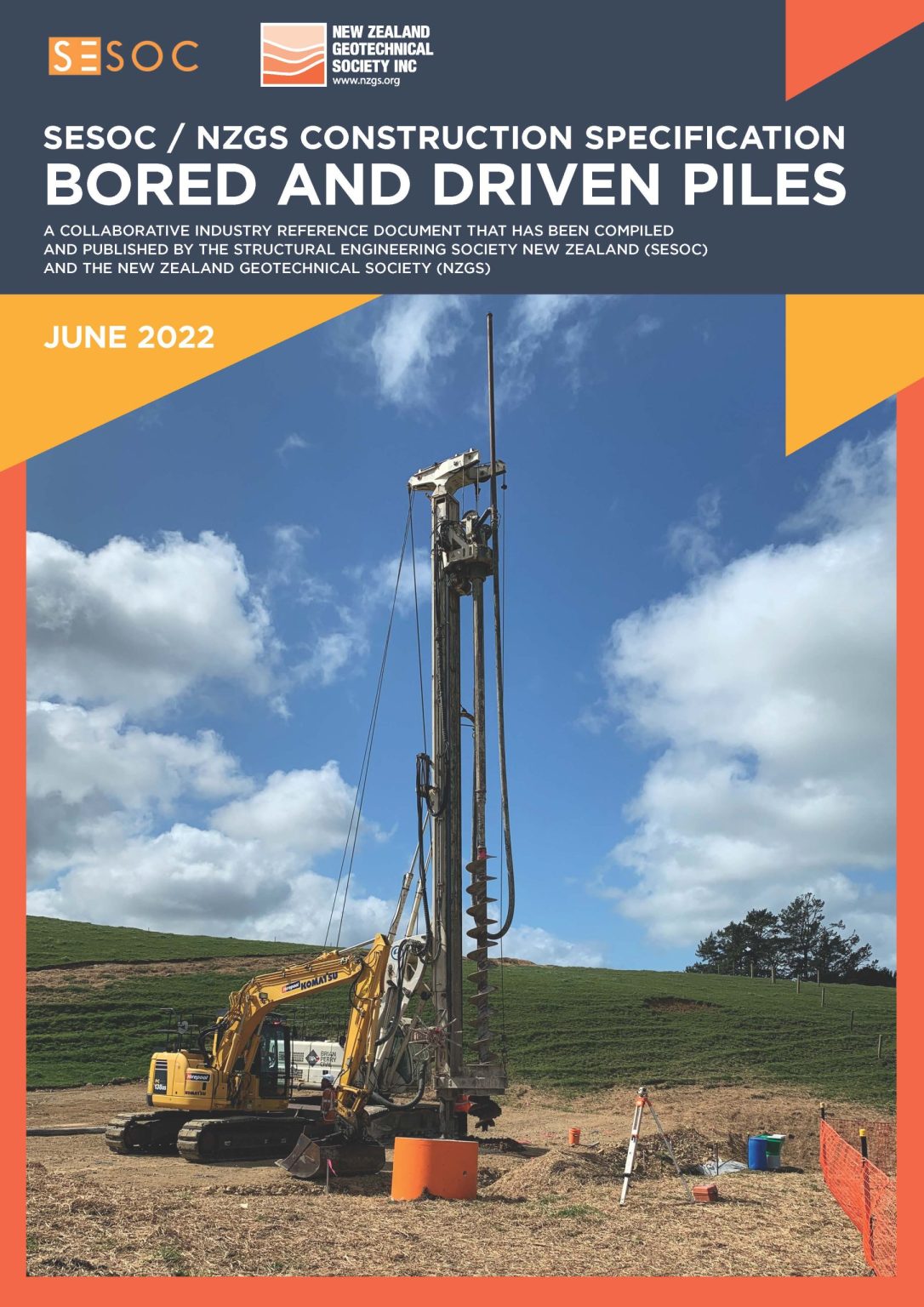 Construction specification for bored and driven piles New Zealand